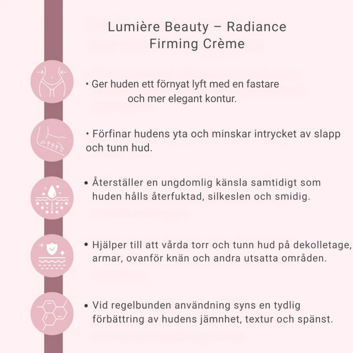 Lumière Beauty – Radiance Firming Crème