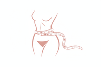 Style: Clean, minimalist line art with some filled elements
Color: #FADBE1 (soft peachy-pink) - this is the ONLY color to use
Size: 64x64px vector format (SVG)
Design aesthetic: Elegant, feminine, luxury skincare brand
Pink Pepperslim™ Icon (Measuring tape/Body contour)

A feminine body silhouette with a measuring tape wrapped around the waist
Show measurement marks on the tape
Conveys slimming and body contouring